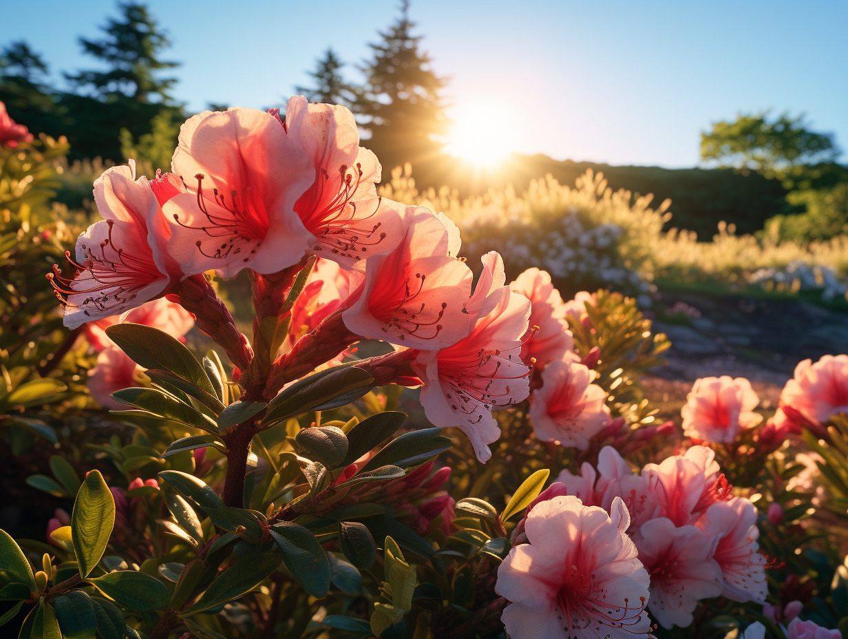 rhododendron rouge