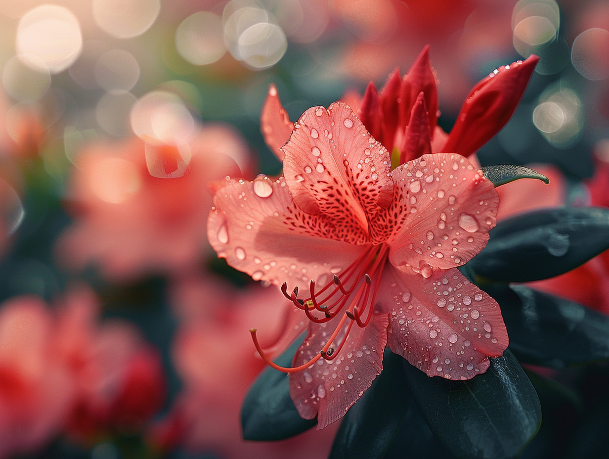 rhododendron rouge